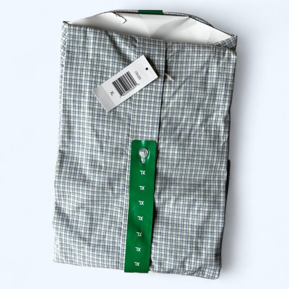 Share Banana Republic Men's Stretch Poplin Dress Shirt Slim Fit Green Size XL - Picture 10 of 10